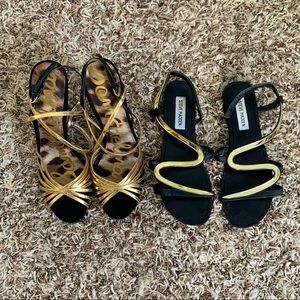 Gold and Black shoe bundle
